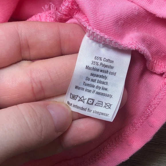 Janie And Jack Swiss Dot Rose Pink Dress Baby Girls Size 0-3 Months - Picture 5 of 7